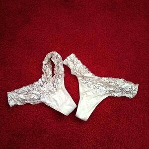 vintage y2k thong x2 bundle Pink by Victoria's Secret NWOT